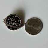 “don’t panic” pin